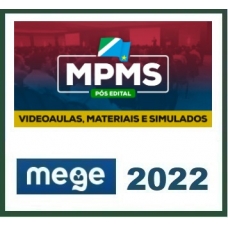 MP MS - Promotor de Justiça - Pós Edital (MEGE 2022.2) Ministério Público do Mato Grosso do Sul